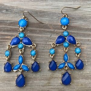 Chandelier dangle earrings Statement
